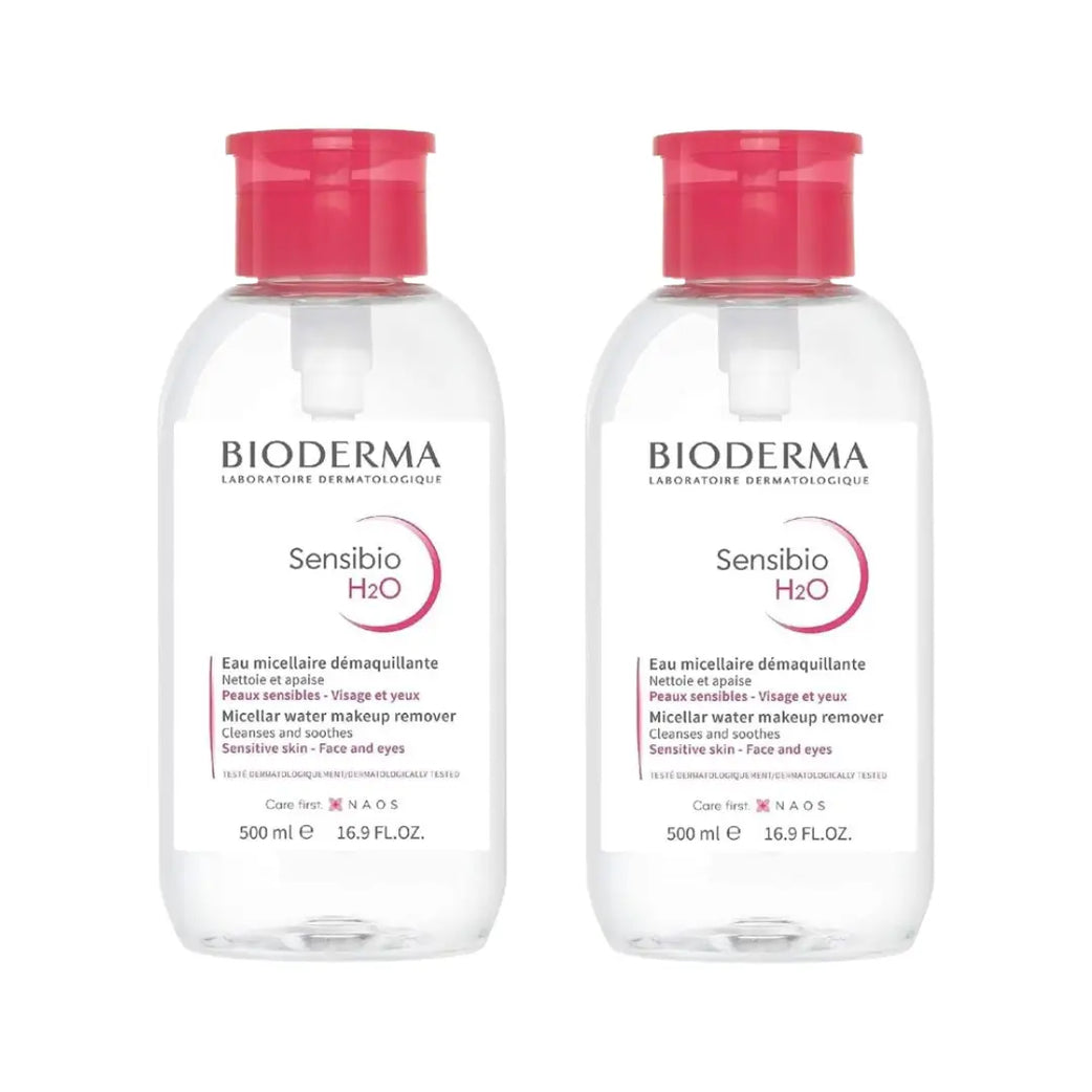Bioderma Sensibio H2O Micellar Water with Pump 500ml 1+1 Offer