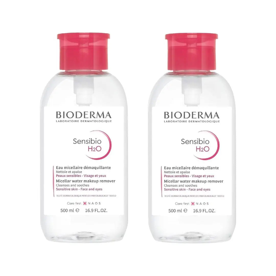 Bioderma Sensibio H2O Micellar Water with Pump 500ml 1+1 Offer