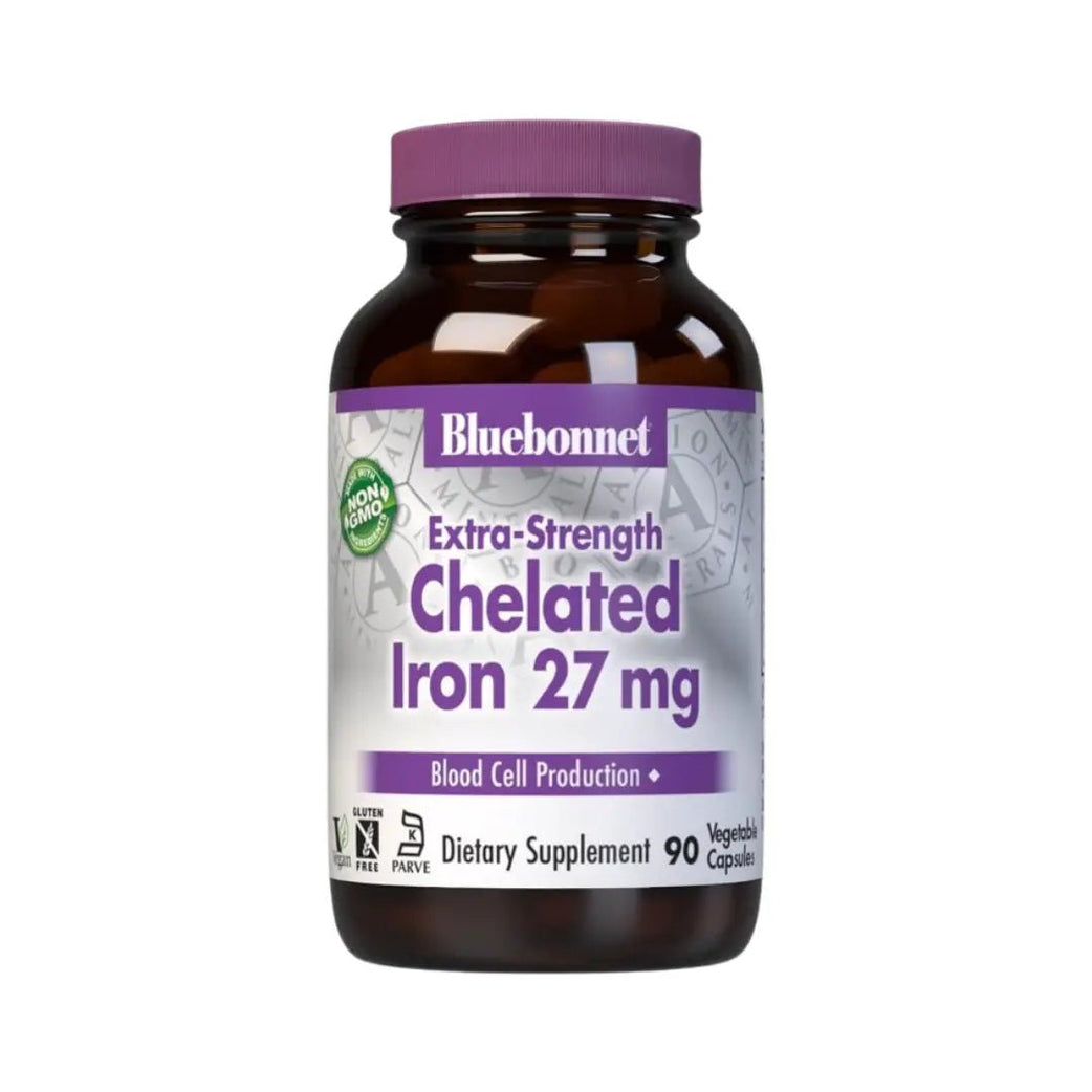 BlueBonnet Chelated Iron 27MG CAP 90s