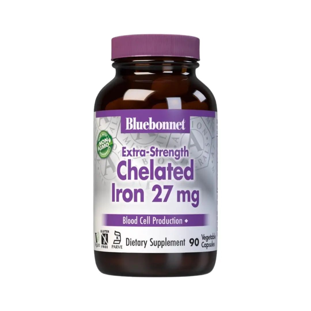 BlueBonnet Chelated Iron 27MG CAP 90s