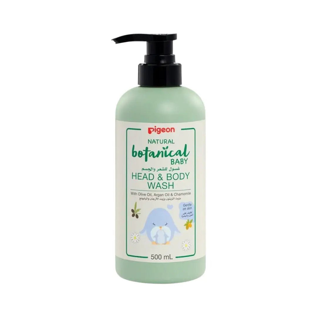 Pigeon Natural Botanical Baby Head & Body Wash 500ML