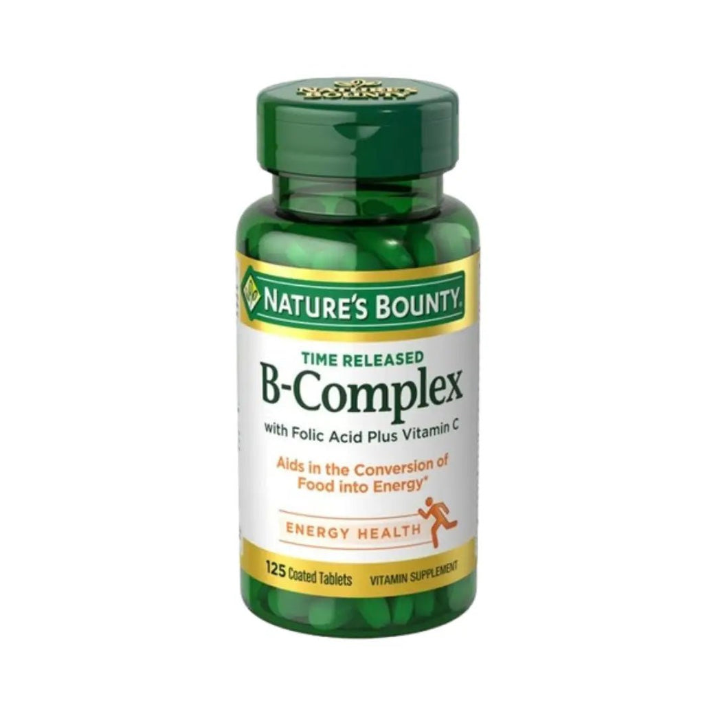 Nature's Bounty Time Released B-Complex TAB 125s