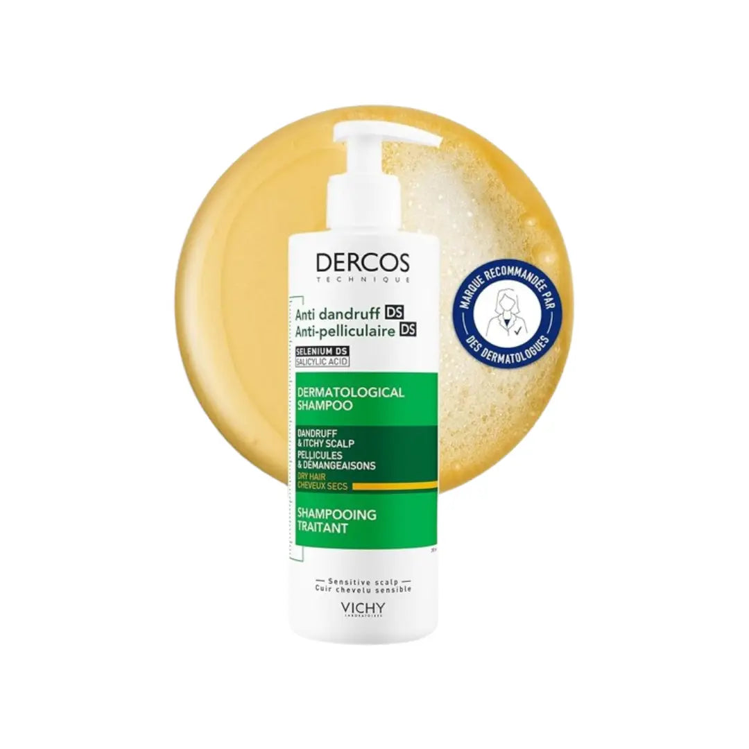 Vichy Dercos Anti-Dandruff Dry Hair Shampoo 390ML