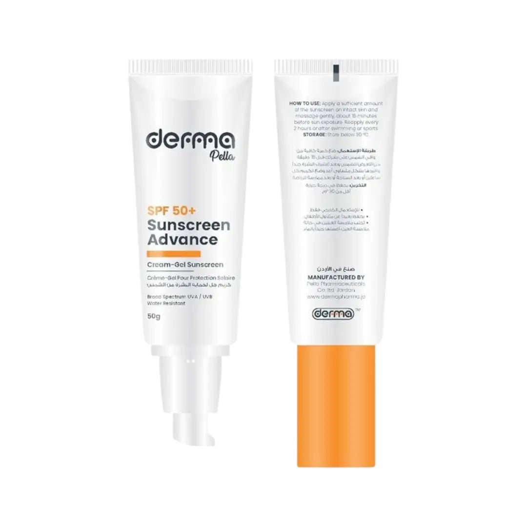 Derma Pella Advance SPF50+ Cream Gel Sunscreen 50G