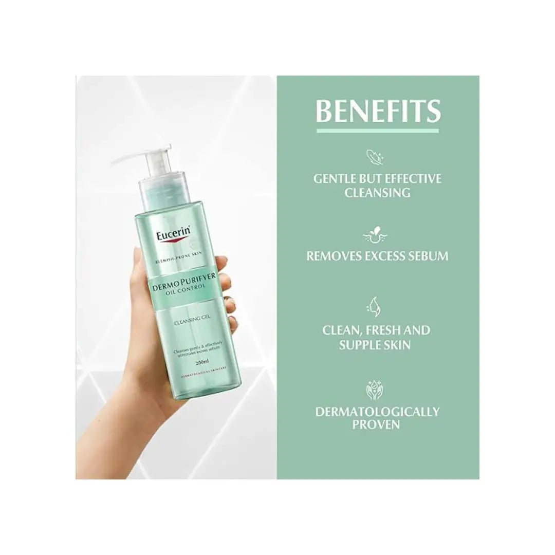 Eucerin Dermo Purifyer Oil Contol Cleansing Gel 200ML
