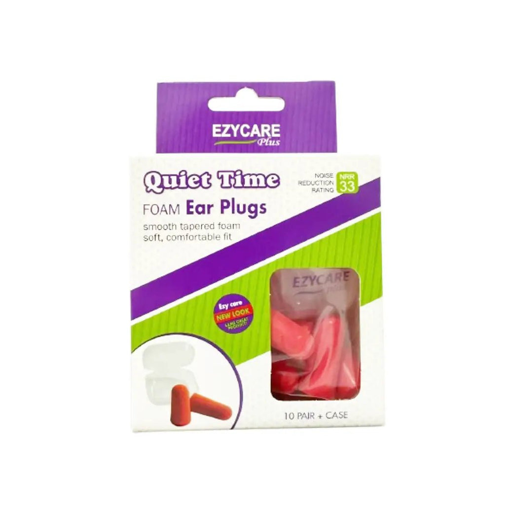 Ezycare Quiet Contour Foam Ear Plugs 10033