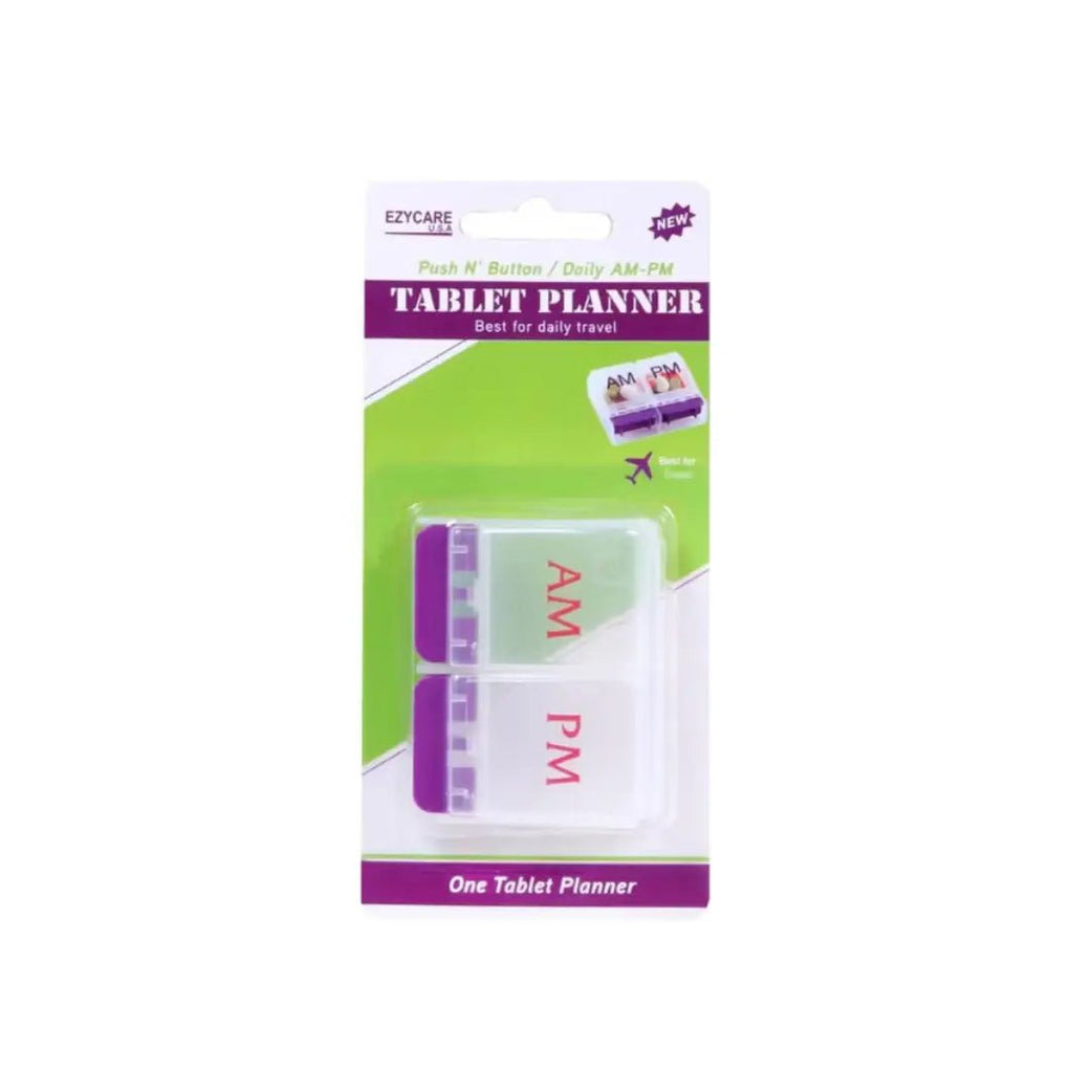 Ezycare Daily AM/PM Push N Button Tablet Planner 17434