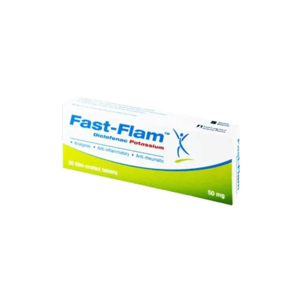 Fast-Flam 50MG Film Coated Tab 20s