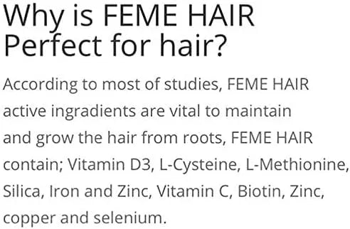 Feme Hair Capsules 60s