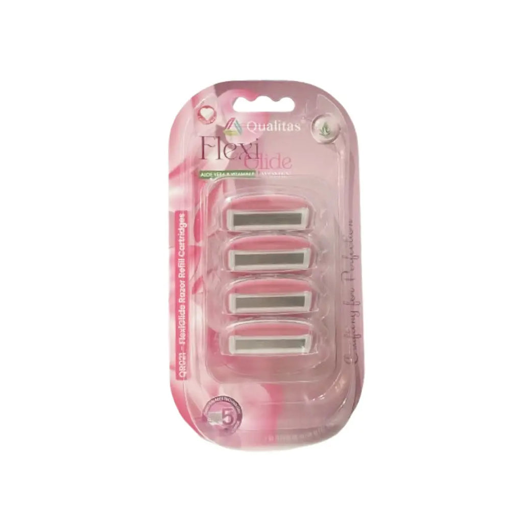Qualitas Flexi Glide Womens Razor Refill 4s QR021