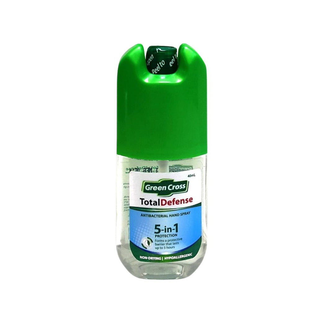 Green Cross Total Defense Antibacterial Hand Spray, 40ml