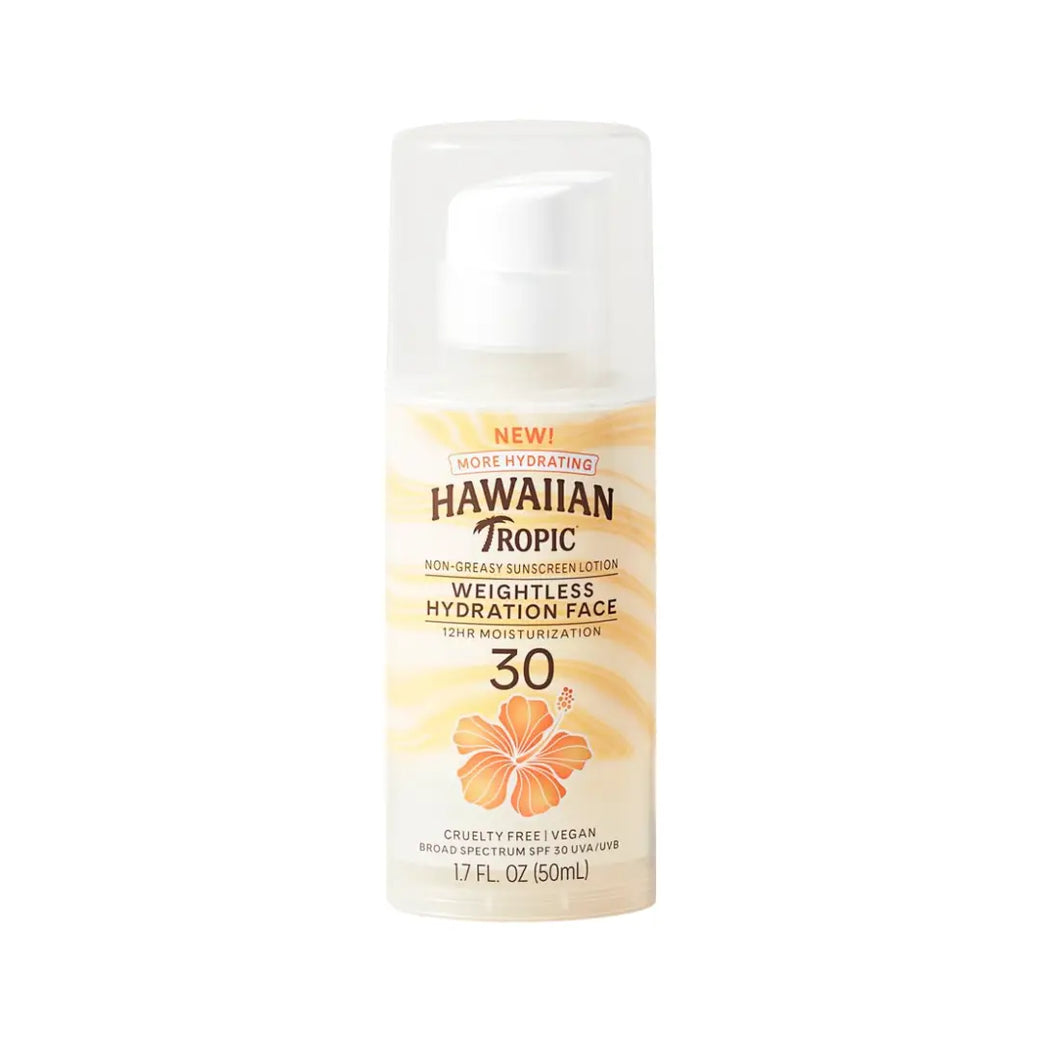 Hawaiian Tropic Weightless Face Lotion SPF30 50ML