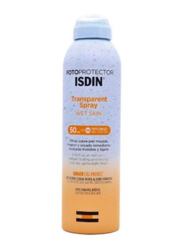 ISDIN FOTOPROTECTOR SPF50 TRANSPARENT SPRAY WET SKIN 250ML