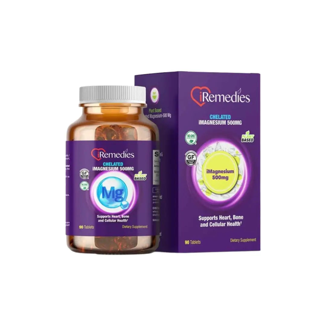 iRemedies Chelated Magnesium 500MG Tab 90s