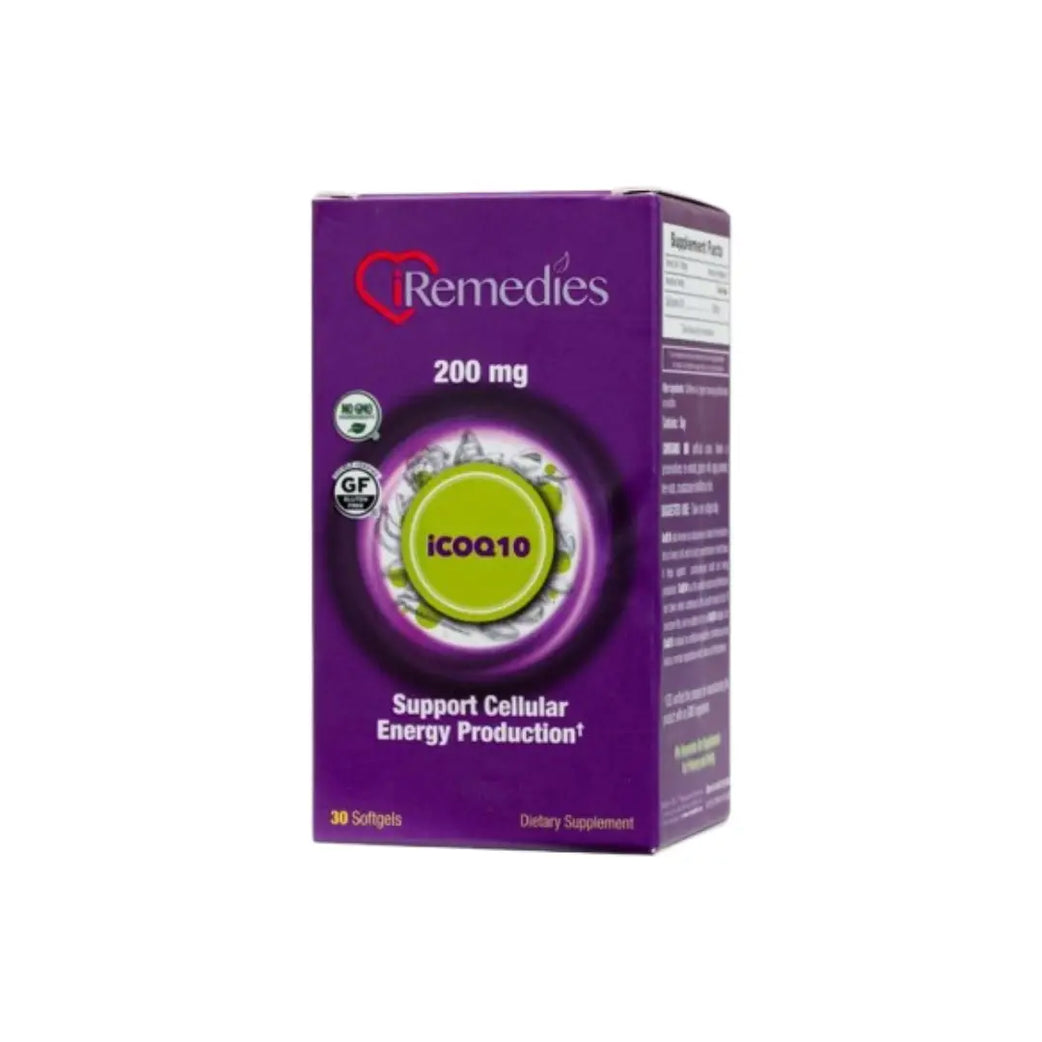 iRemedies COQ10 200MG Softgel 30s