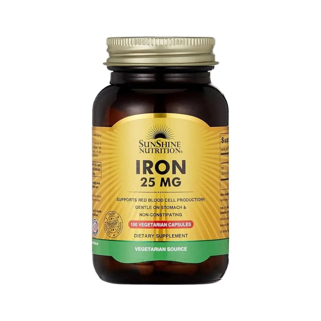 Sunshine Nutrition Iron 25MG Cap 100s