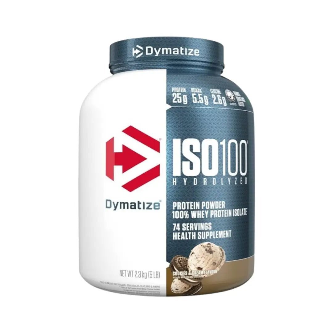 Dymatize ISO100 Hydrolyzed 5LB Cookies & Cream Serv 74