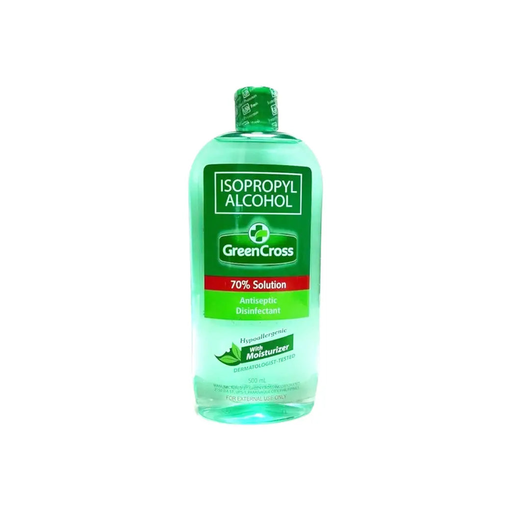 Green Cross Isopropyl Alcohol With Moisturizer Antiseptic Disinfectant 500ML