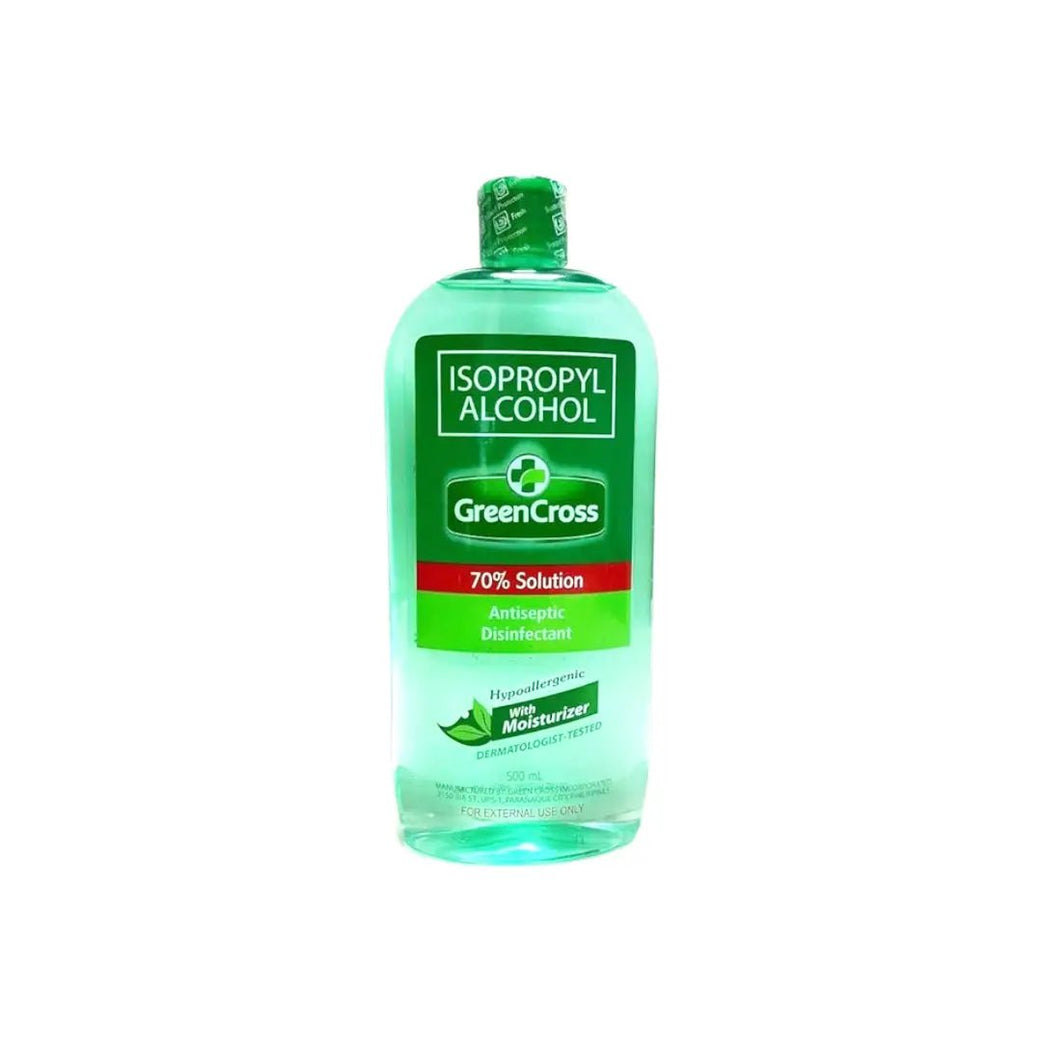 Green Cross Isopropyl Alcohol With Moisturizer Antiseptic Disinfectant 500ML