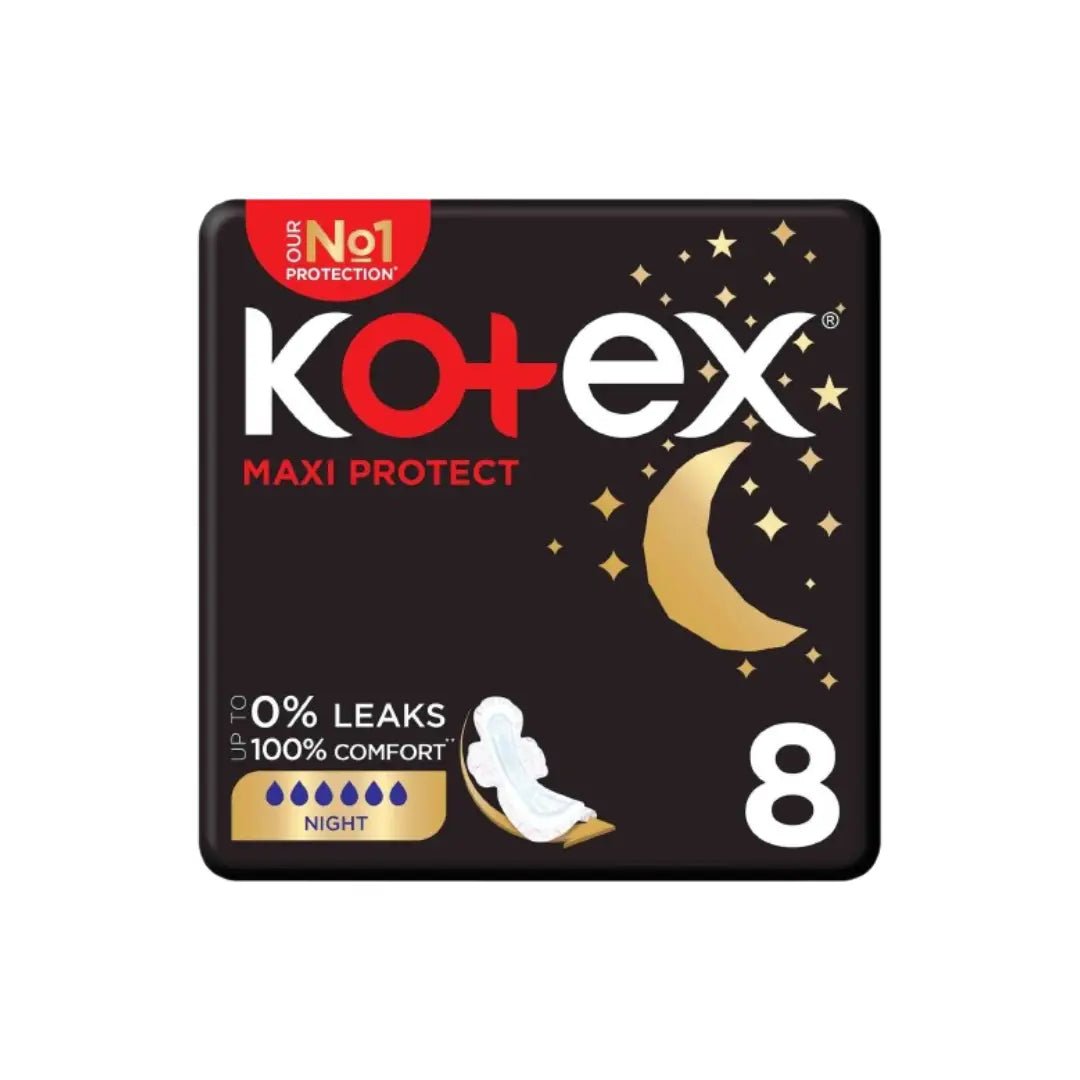 Kotex Max Protect Night+ Wings Pad 8S