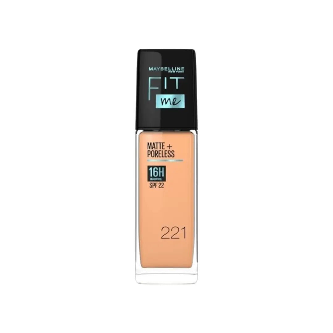 Maybelline Fit Me Matte+ Poreless Liquid Foundation SPF22 221 30ML