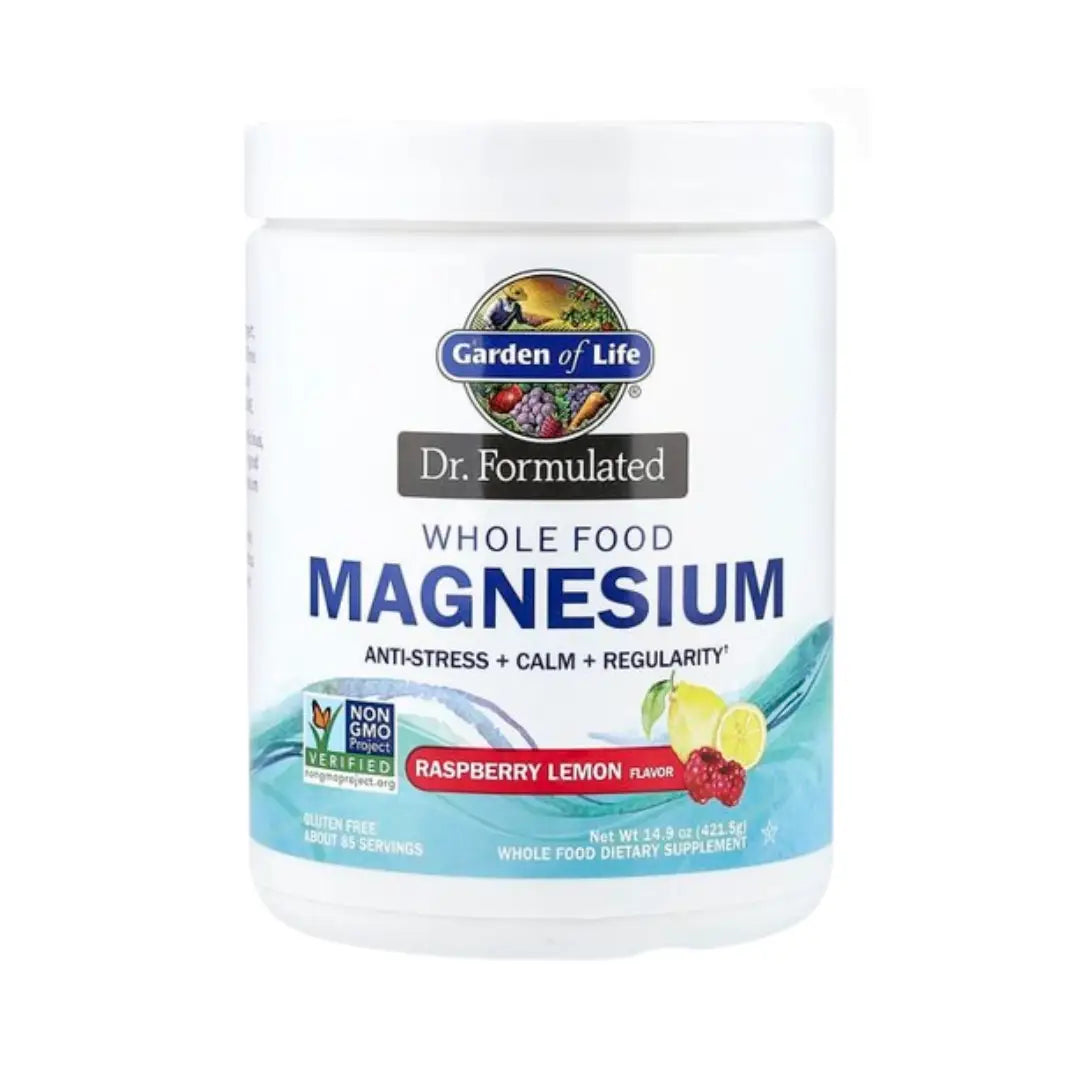 Garden Of Life Whole Food Magnesium 421.5G Raspberry Lemon