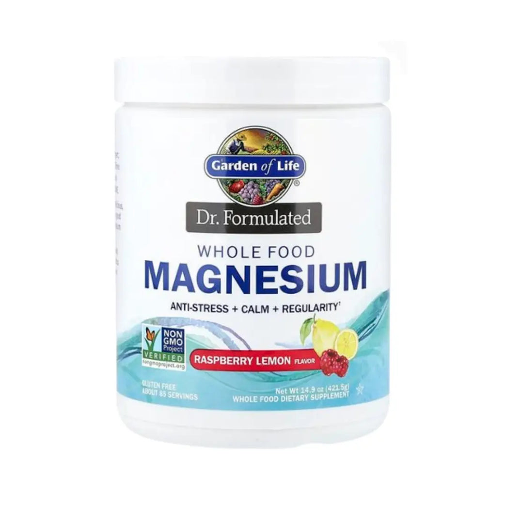Garden Of Life Whole Food Magnesium 421.5G Raspberry Lemon