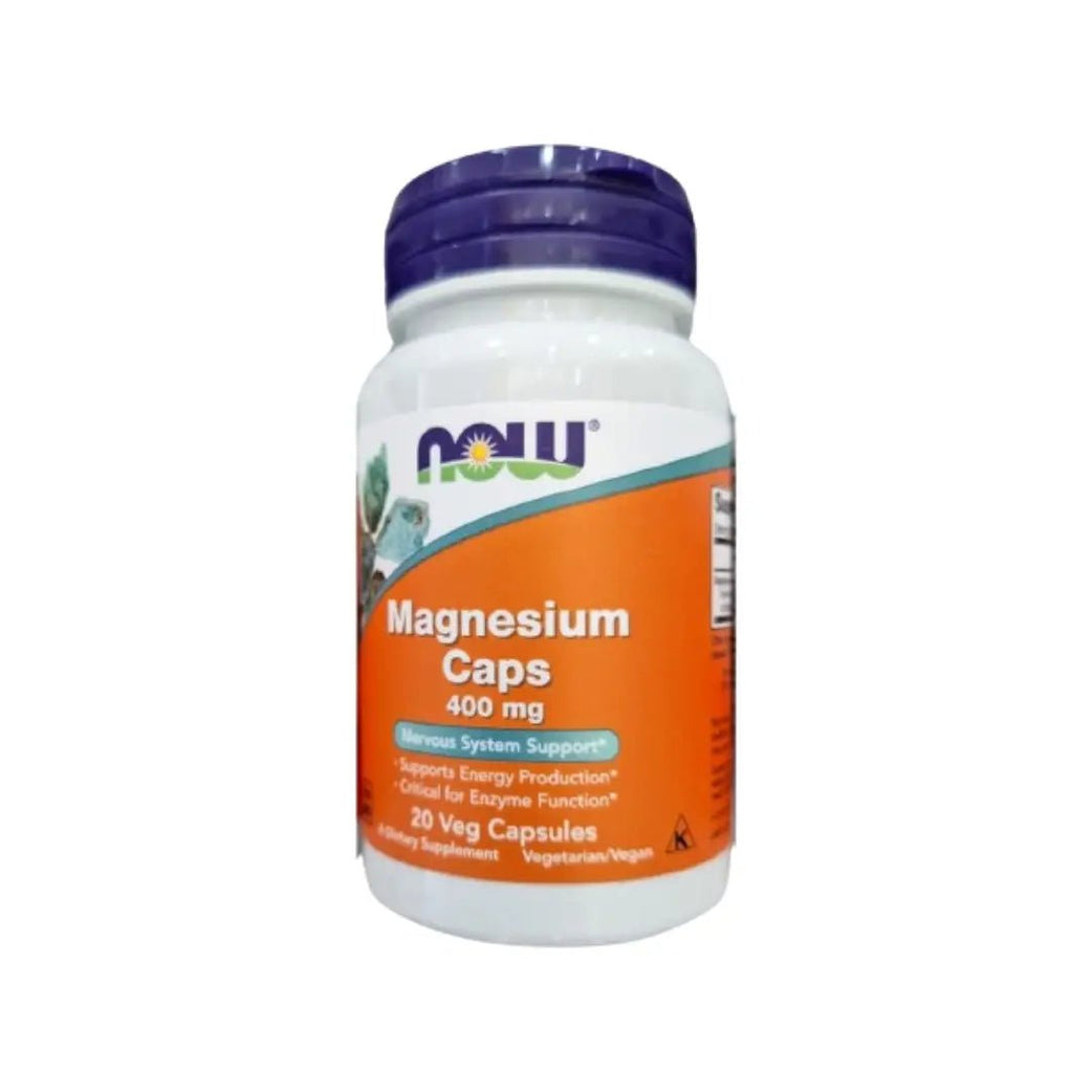 NOW Magnesium 400MG CAP 20s