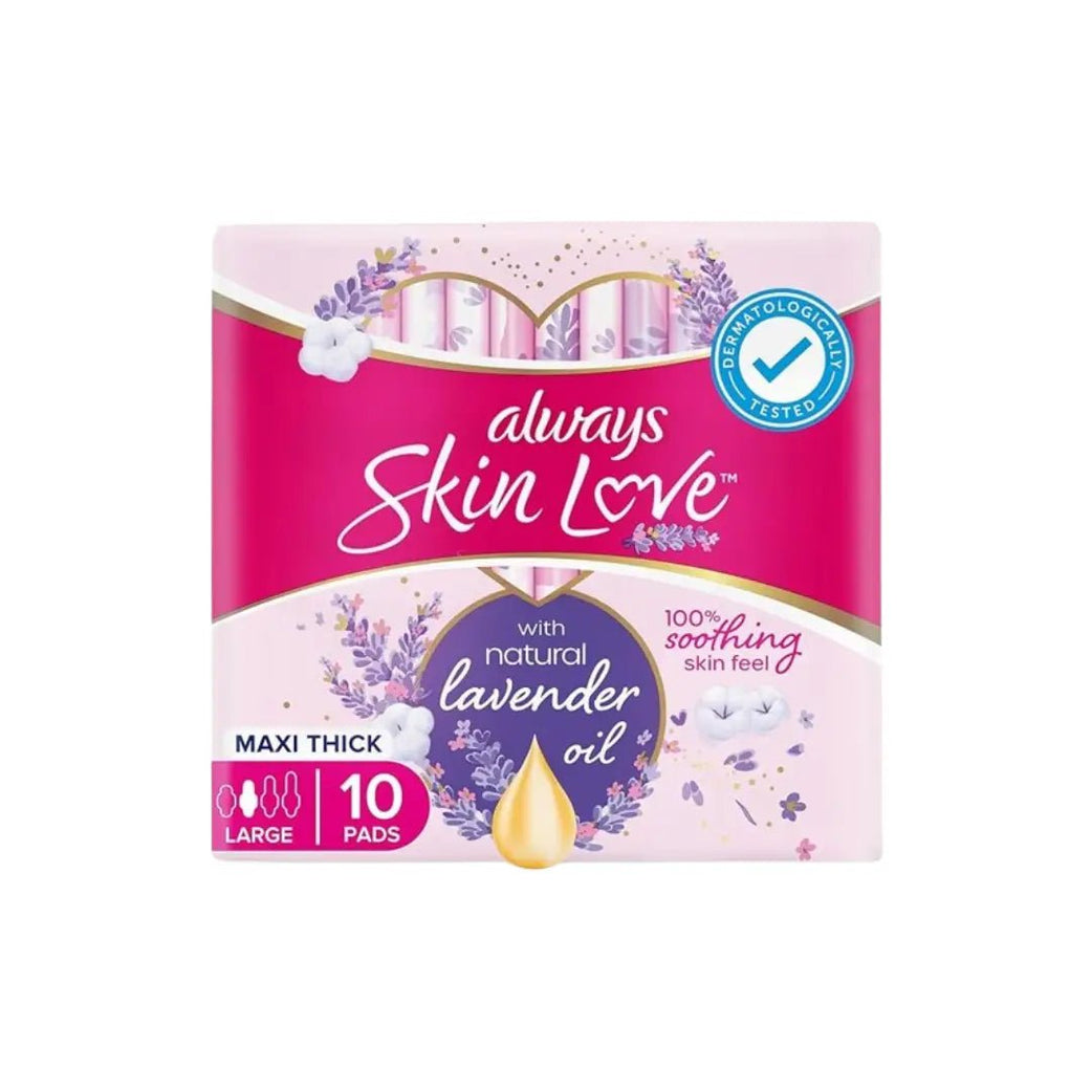Always Skin Love Maxi Thick Pad Large 10S