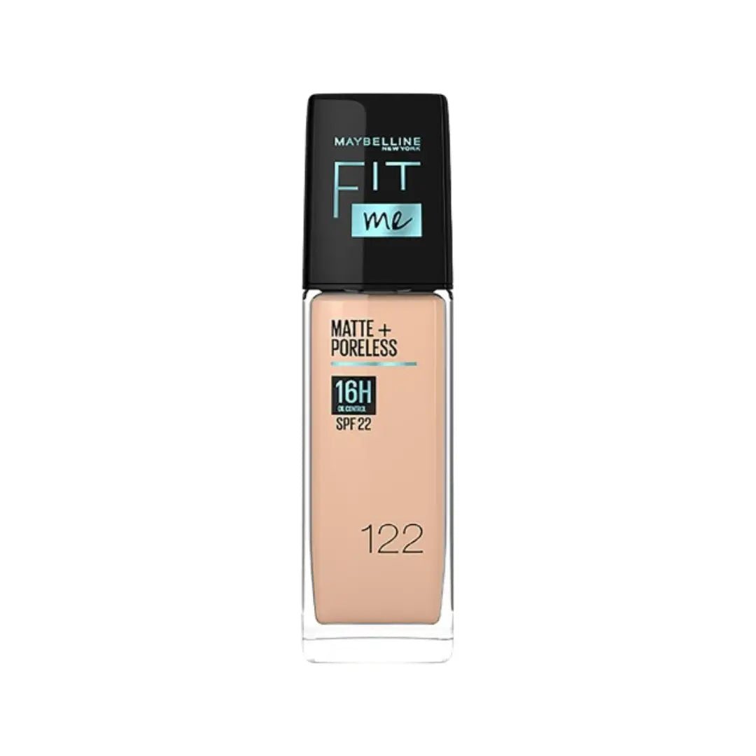 Maybelline Fit Me Matte+ Poreless Liquid Foundation SPF22 122 30ML