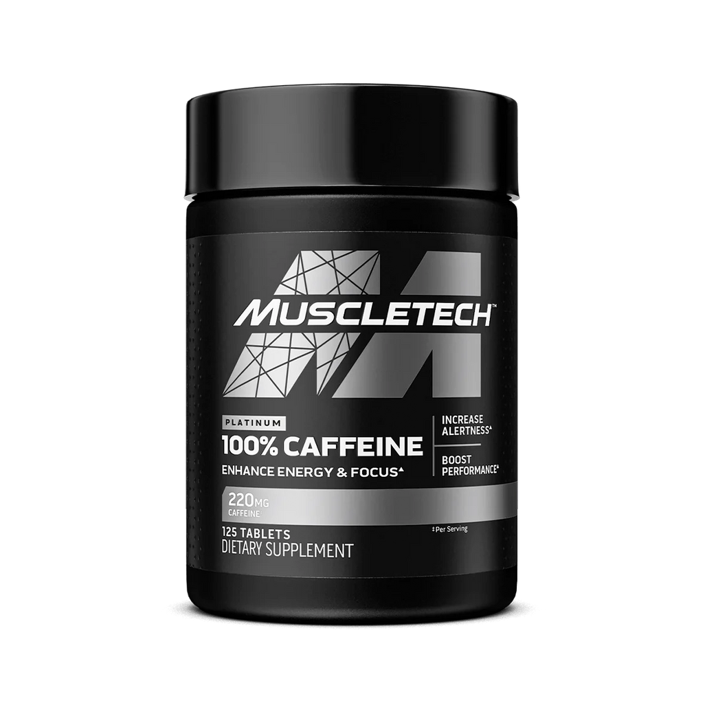 MUSCLE TECH PLATINUM CAFFEINE 220MG TAB 125s