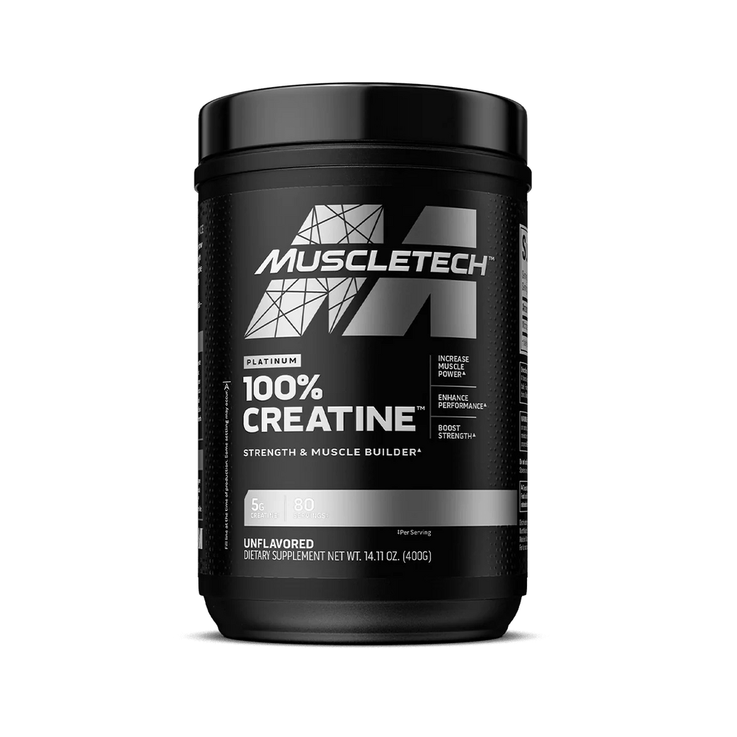 MUSCLETECH PLATINUM CREATINE 400G بدون نكهة - 80 حصة