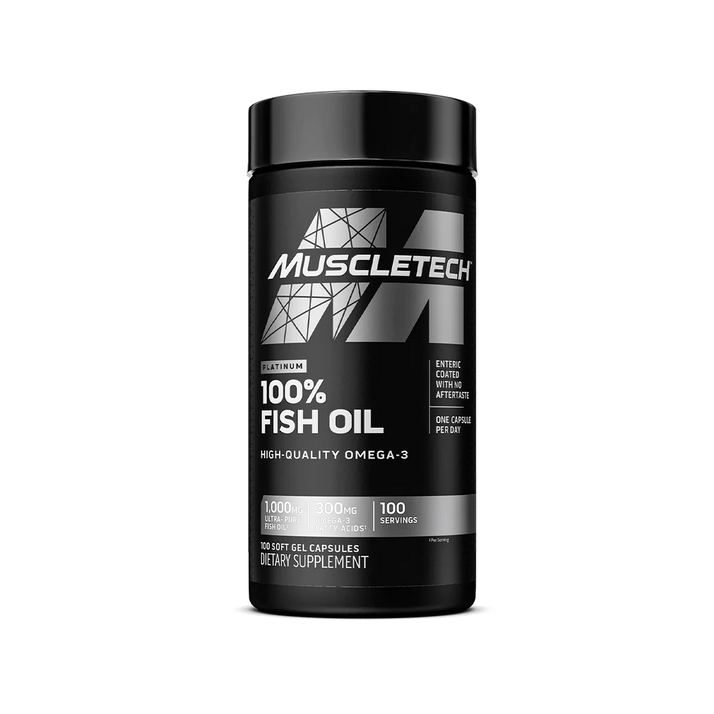 Muscletech Platinum 1000mg Fish Oil Softgel Cap 100s