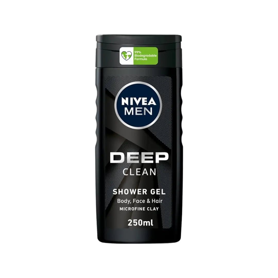 Nivea Men Deep Clean Shower Gel 250ML