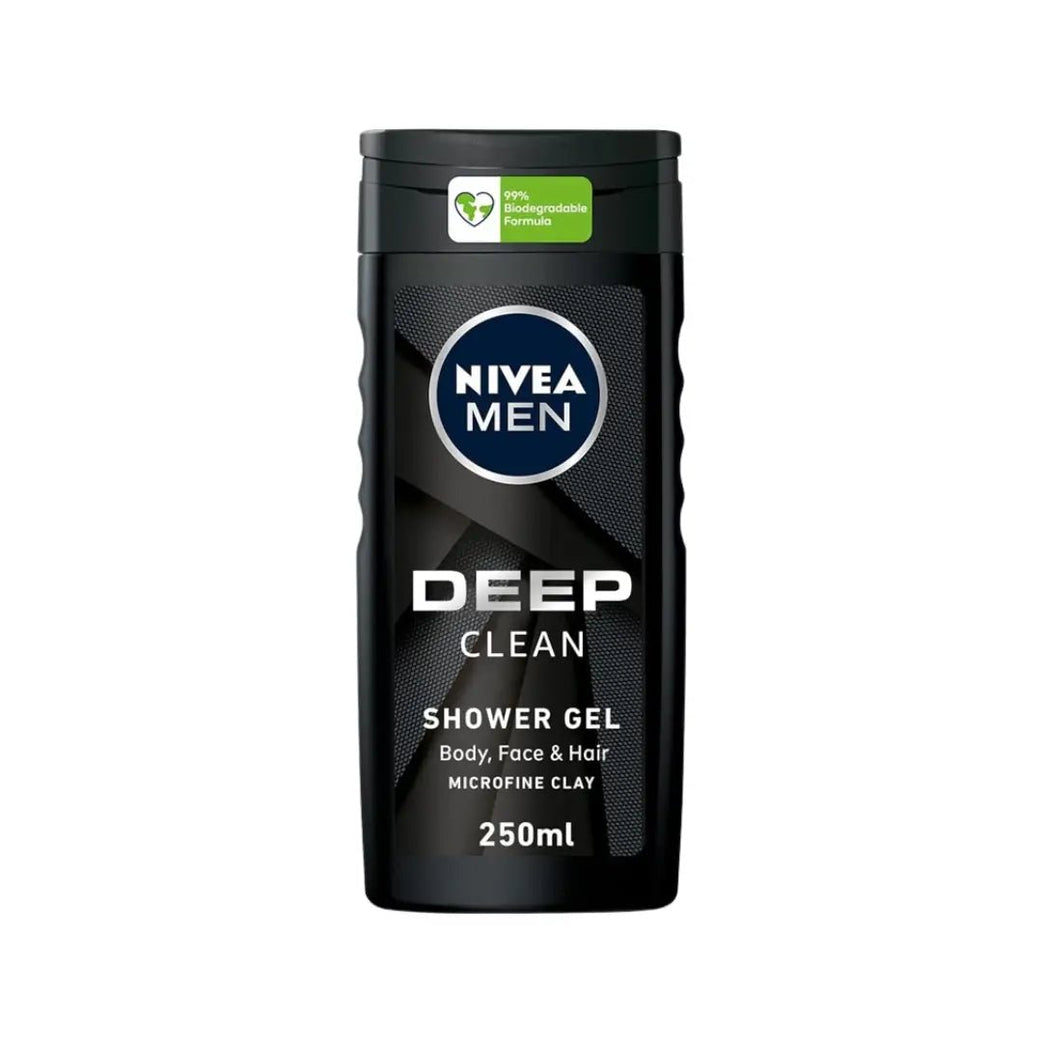 Nivea Men Deep Clean Shower Gel 250ML