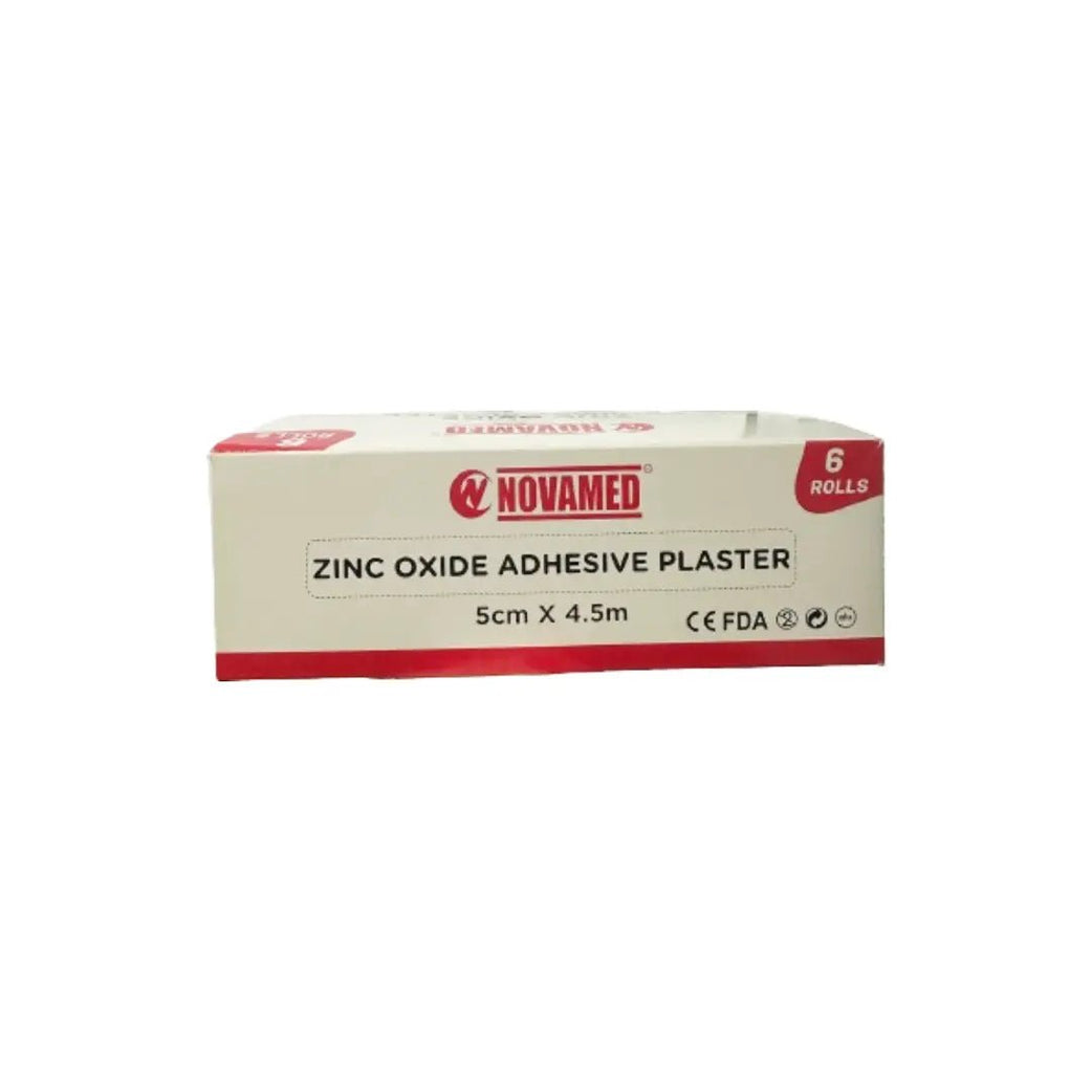 Novamed Zinc Oxide Adhesive Plaster 5cm*4.5M 6s