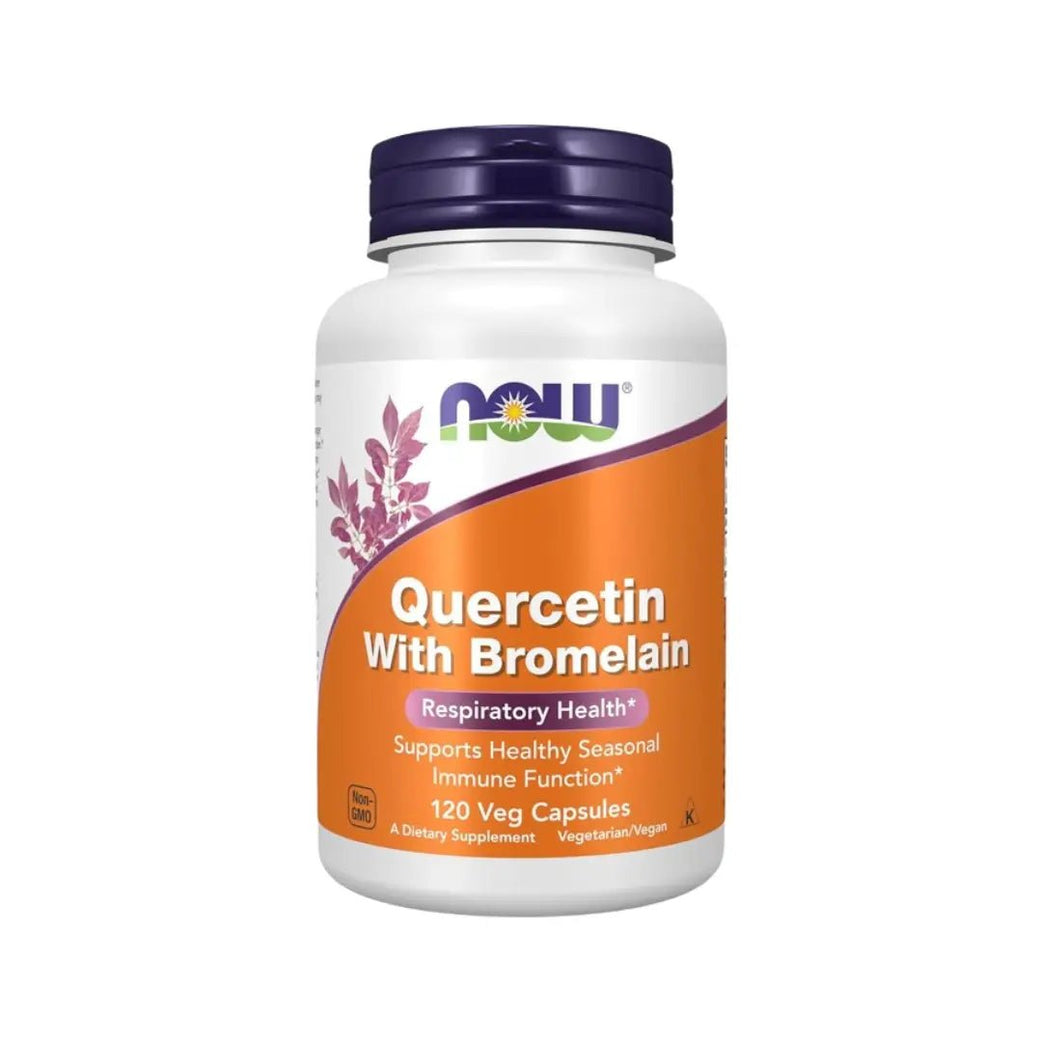 NOW Quercetin With Bromelain CAP 120s