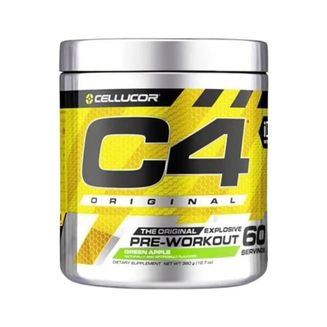 CELLUCOR C4 THE ORIGINAL PREWORKOUT 390G GREEN APPLE SERV 60