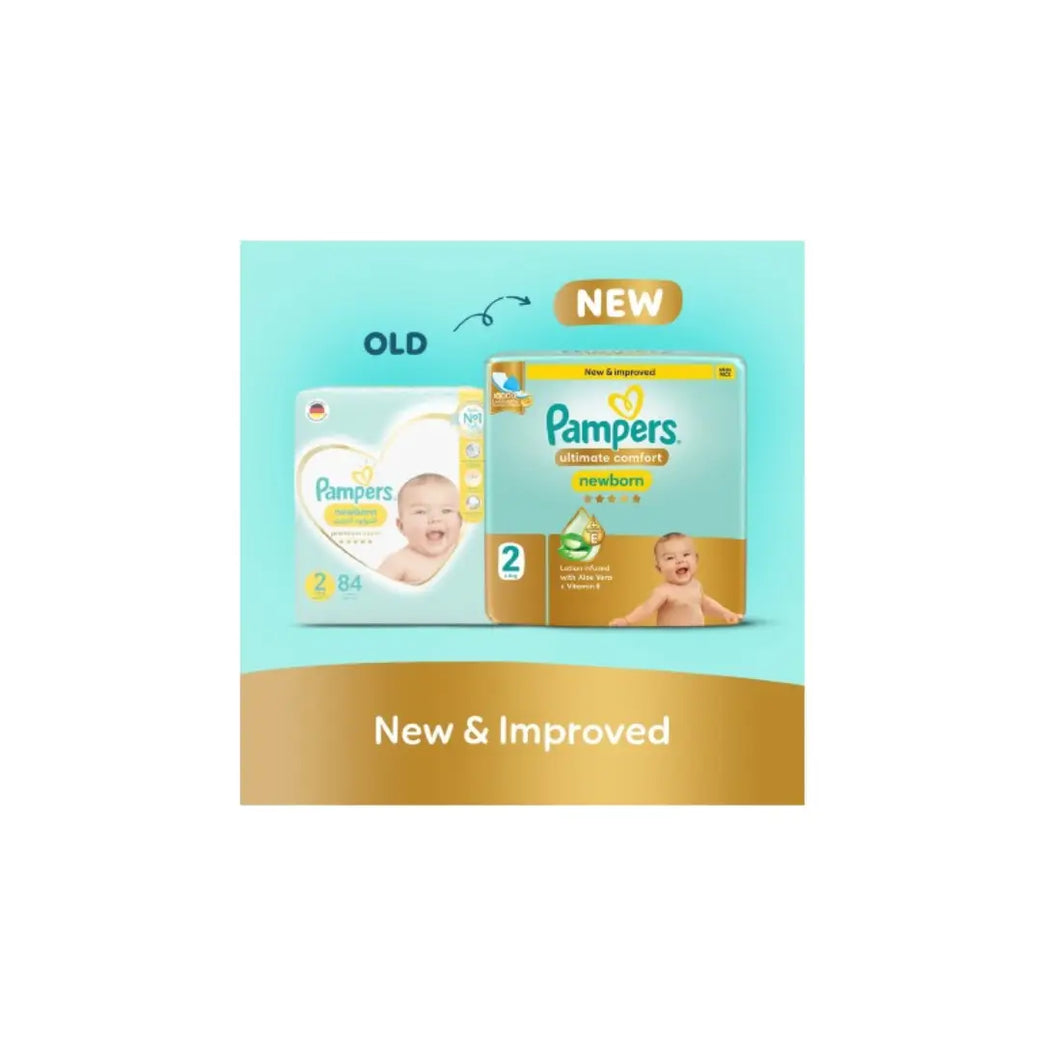 Pampers Premium Care Newborn Size 2 Diaper 84s