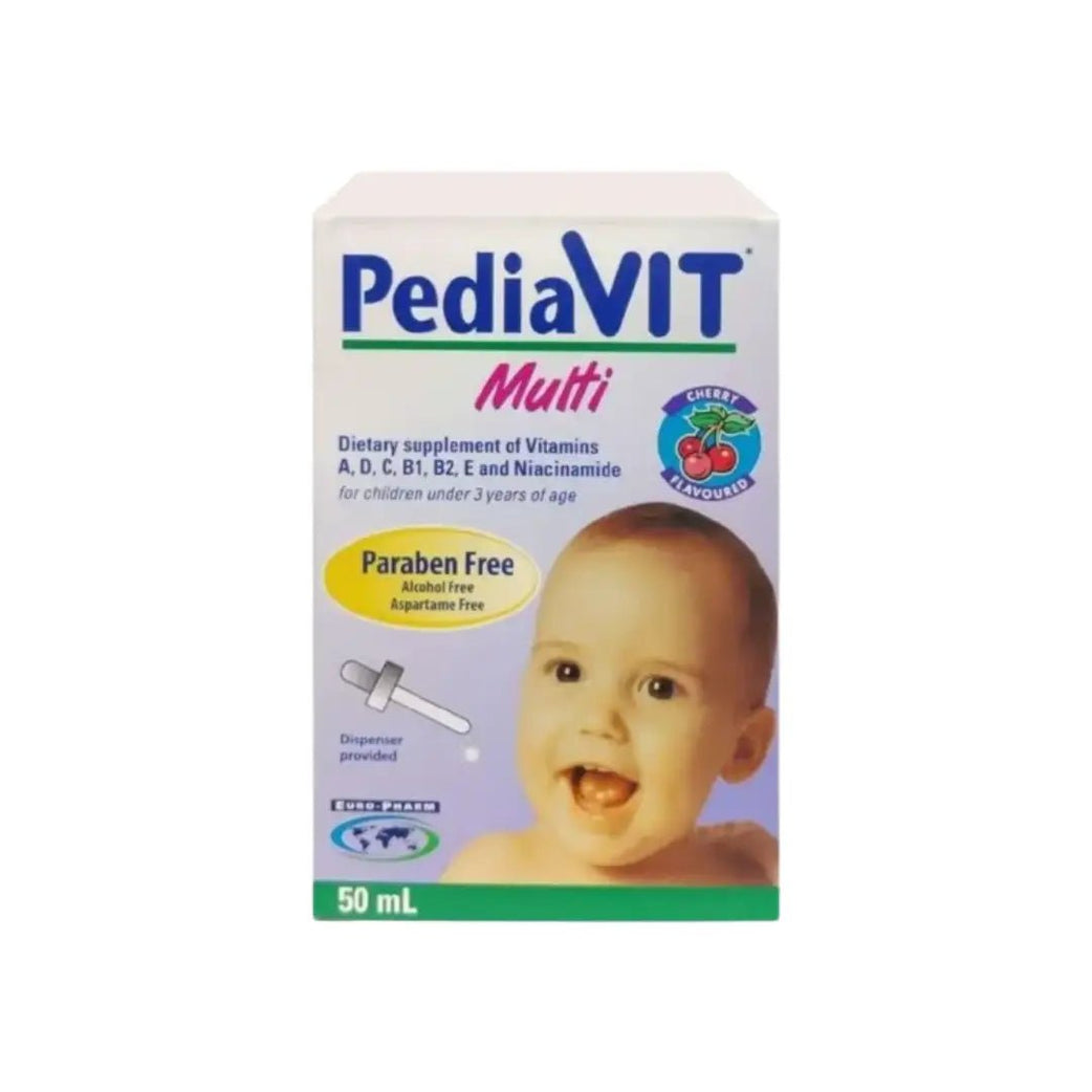 PediaVit Multi Oral Solution Cherry Flavor 50ML