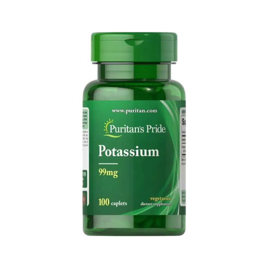 Puritans Pride Potassium 99MG CAPLET 100s