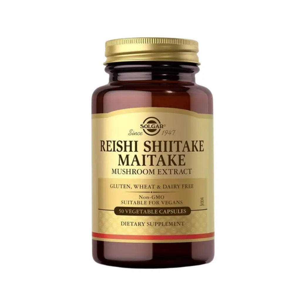 Solgar Reishi Shiitake Maitake Cap 50s