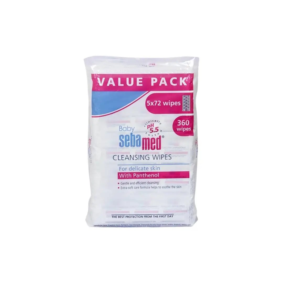 Sebamed Baby Cleansing Wipes With Panthenol 360s