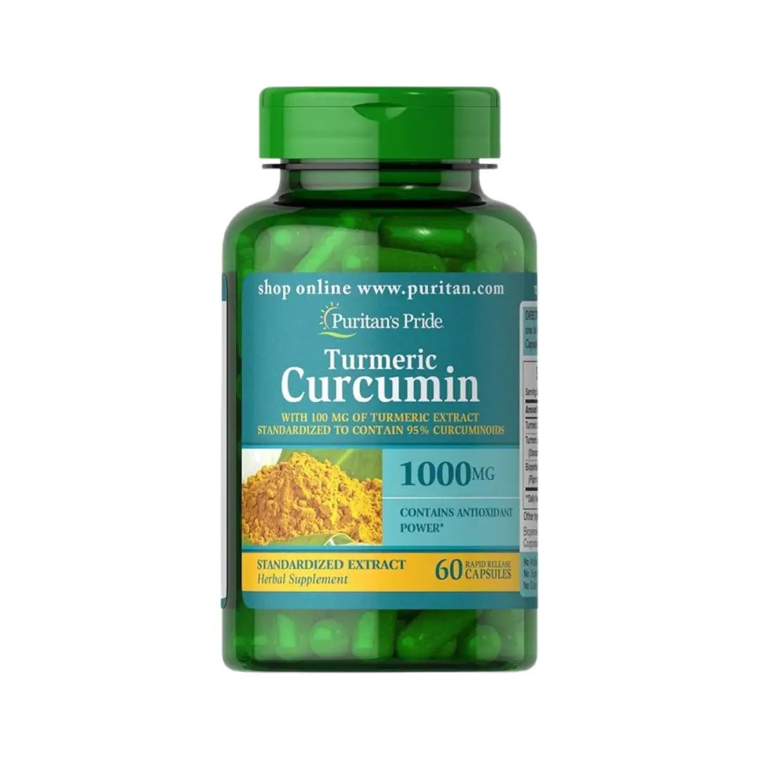 Puritans Pride Turmeric Curcumin 1000MG CAP 60s