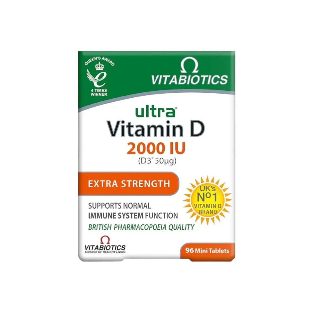 Vitabiotics Ultra Vitamin D 2000IU Extra Strength Tablet 96s