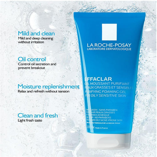 LA ROCHE POSAY EFFACLAR PURIFYING FOAMING GEL 200ML