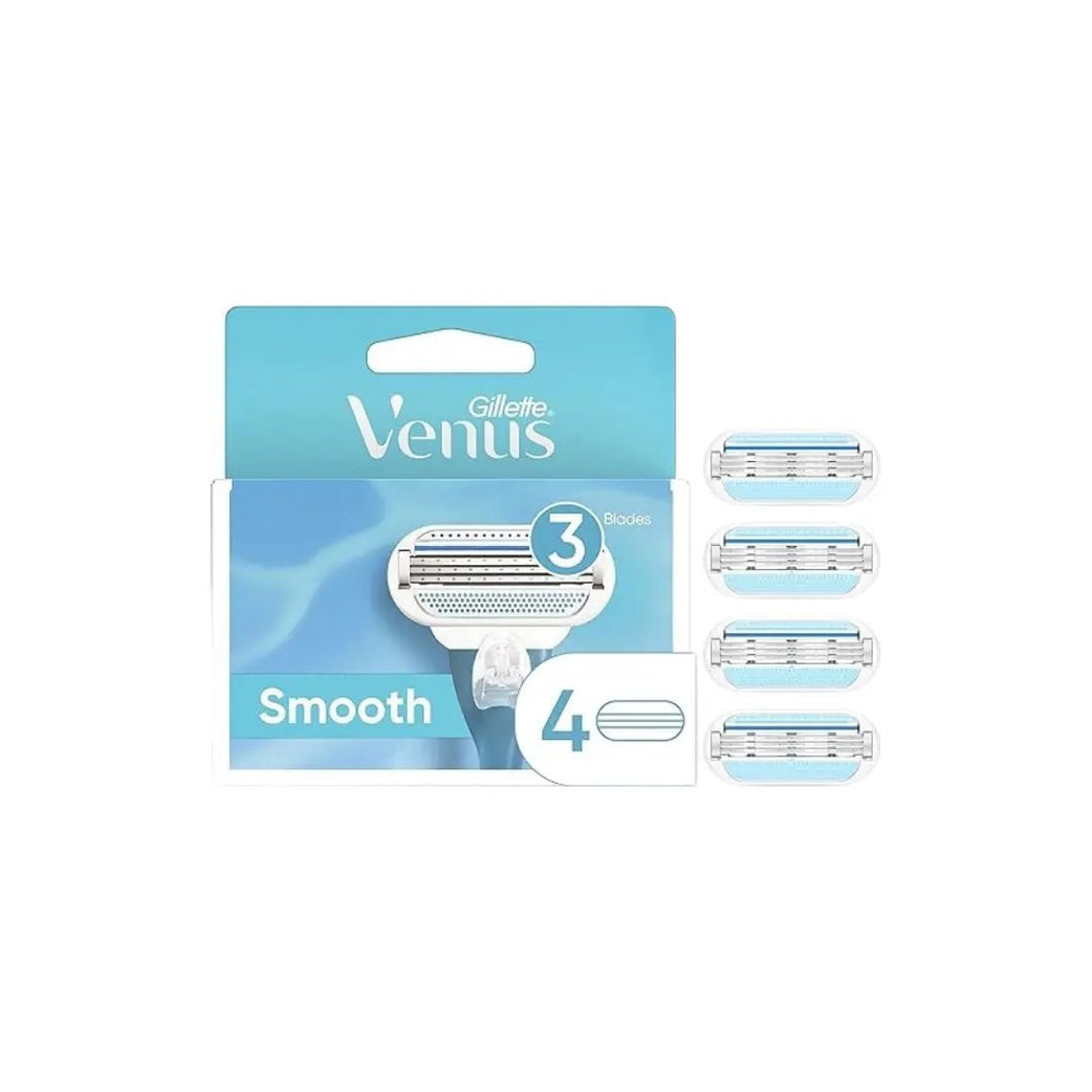 Gillette Venus Smooth Close & Clean 3 Blades 4s