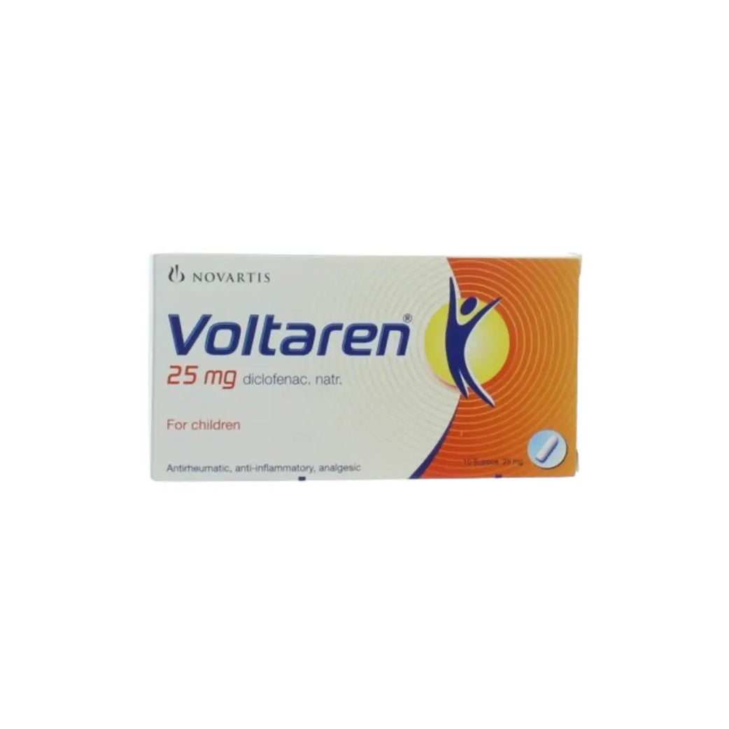 Voltaren 25MG Suppository For Children 10s