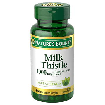 Nature's Bounty Milk Thistle 1000mg Rapid Release Softgels - Med7 Online