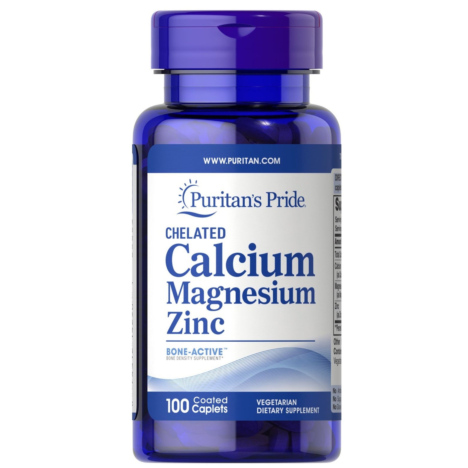 Puritan's Pride Chelated Calcium Magnesium Zinc 100s - Med7 Online